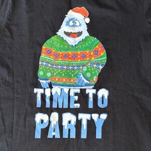 Rudolph The Red-Nosed Reindeer Yeti Christmas Time To Party T-Shirt